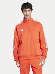 adidas Bluza House of Tiro IW3578 Pomarańczowy Loose Fit