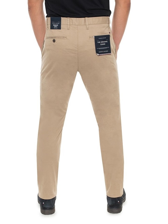 Tommy Hilfiger Spodnie chino w kolorze beżowym rozmiar: 36/L34