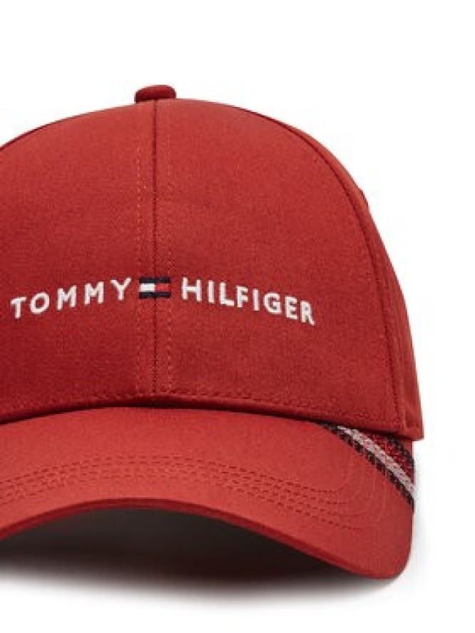 Tommy Hilfiger Czapka z daszkiem Foundation Cotton 6 Panel Cap AM0AM12532 Czerwony