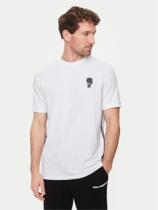 KARL LAGERFELD T-Shirt 755026 542221 Biały Regular Fit