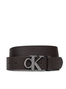 Calvin Klein Jeans Pasek Męski Ro Mono Plaque Lthr Belt 40Mm K50K511418 Brązowy