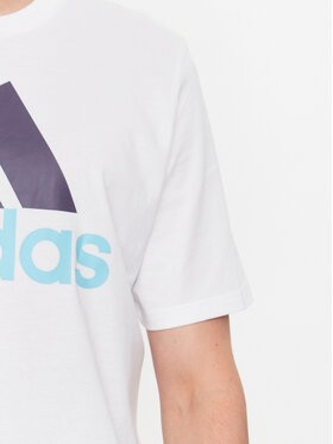 adidas T-Shirt Essentials Single Jersey Big Logo T-Shirt IJ8579 Biały Regular Fit