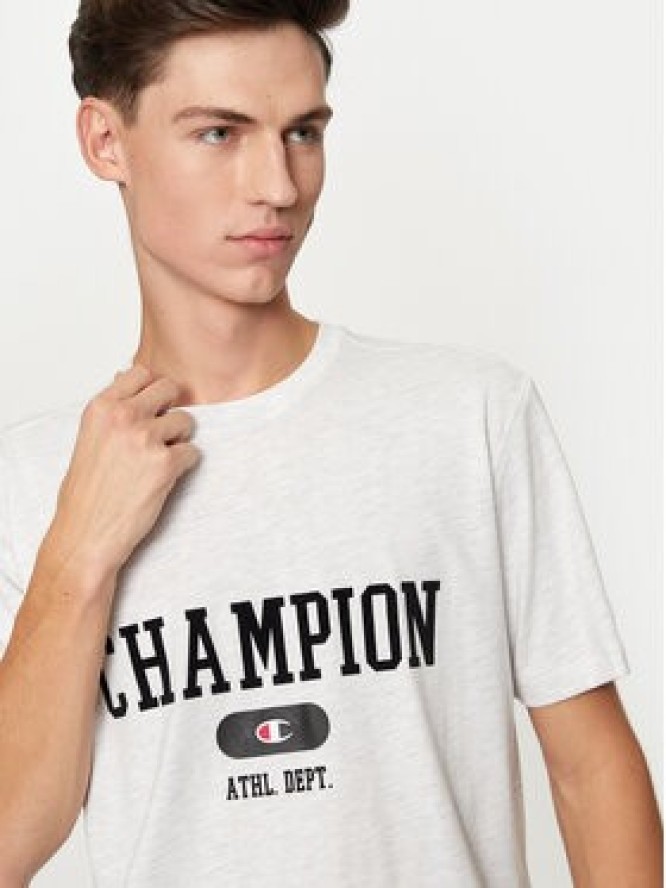 Champion T-Shirt 220432 Szary Regular Fit