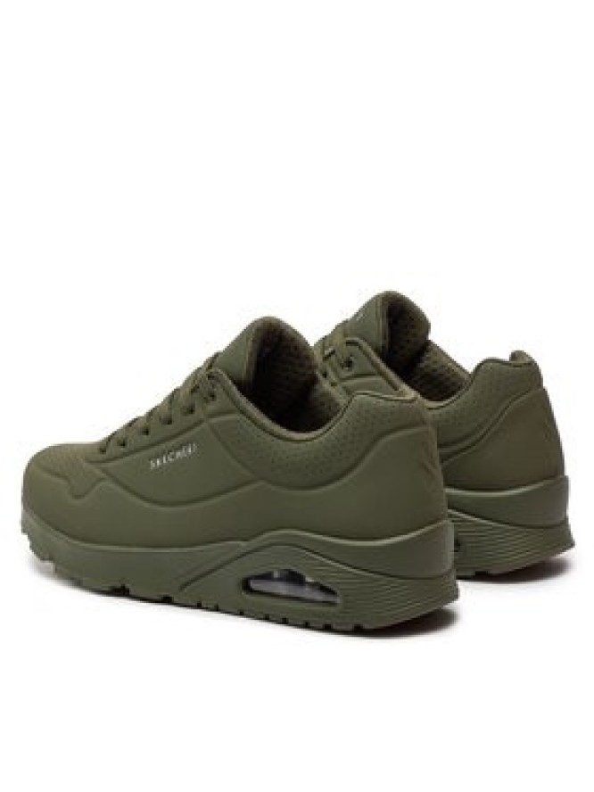 Skechers Sneakersy Uno - Stand On Air 52458/DKGR Zielony