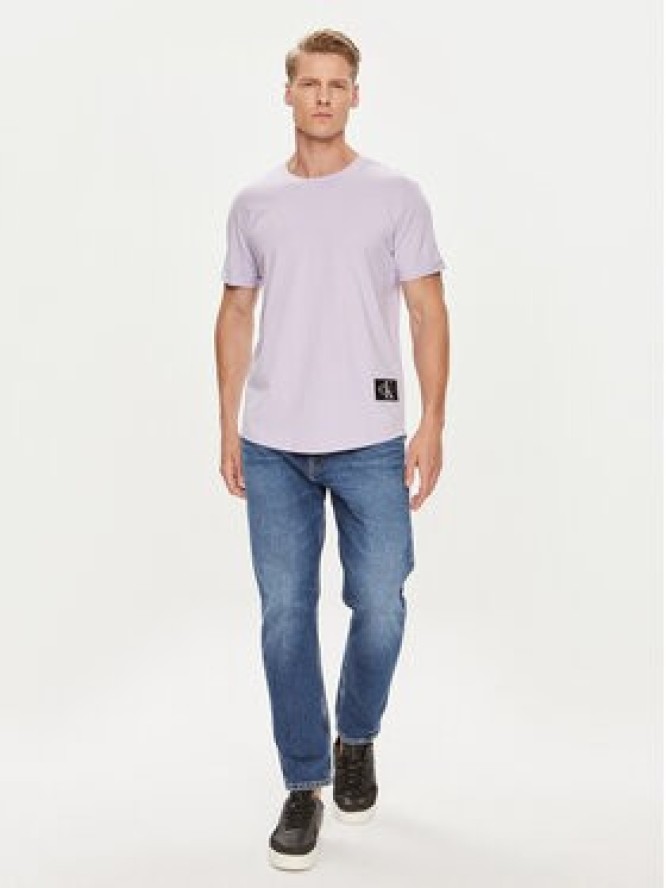 Calvin Klein Jeans T-Shirt J30J323482 Fioletowy Regular Fit