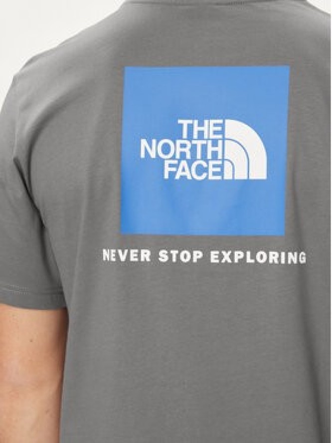 The North Face T-Shirt Redbox NF0A87NP Szary Regular Fit