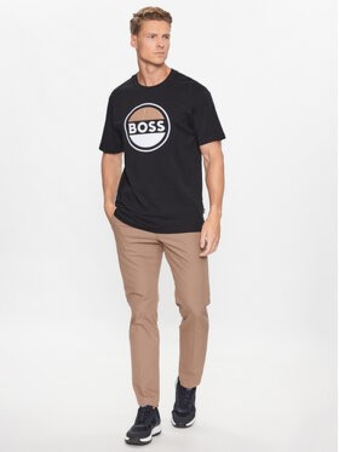 Boss T-Shirt 50496223 Czarny Regular Fit