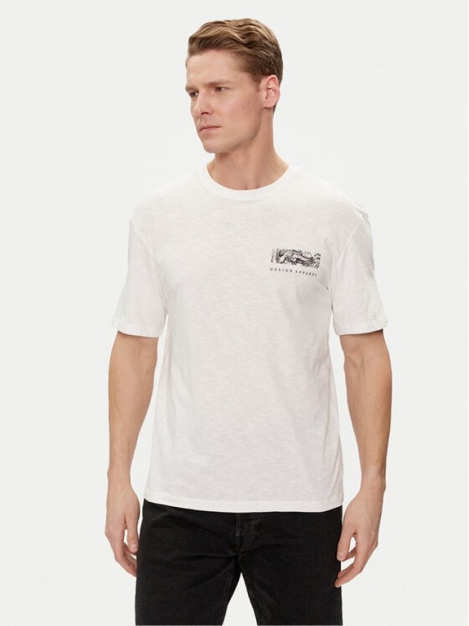 Jack&Jones T-Shirt Guru 12249187 Biały Relaxed Fit