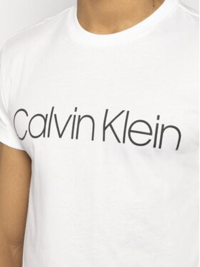 Calvin Klein T-Shirt Front Logo K10K104063 Biały Regular Fit