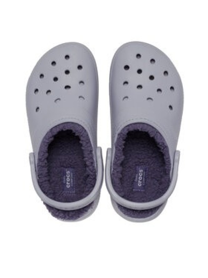 Crocs Klapki Classic Lined Clog 203591 Szary