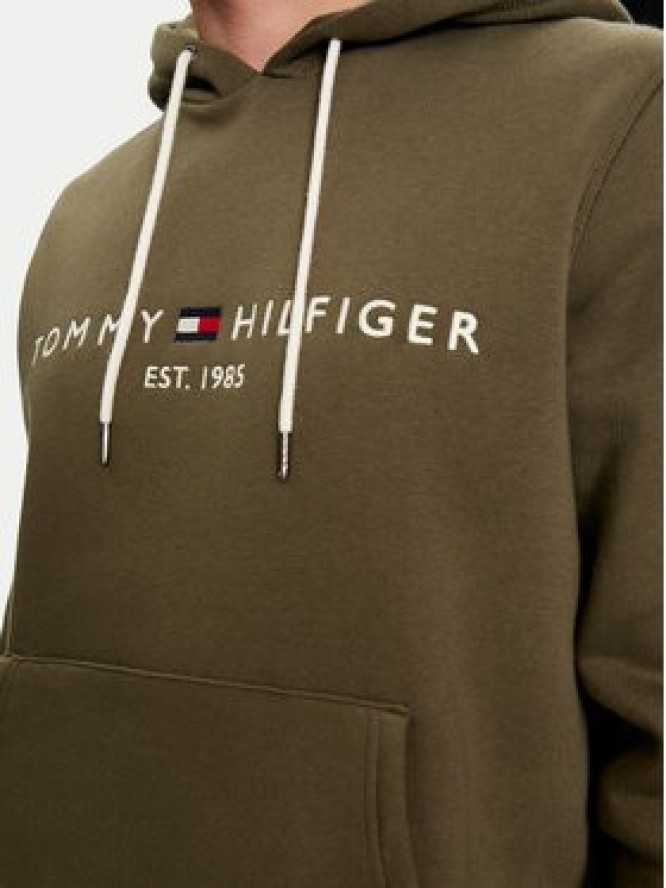 Tommy Hilfiger Bluza Logo MW0MW11599 Khaki Regular Fit