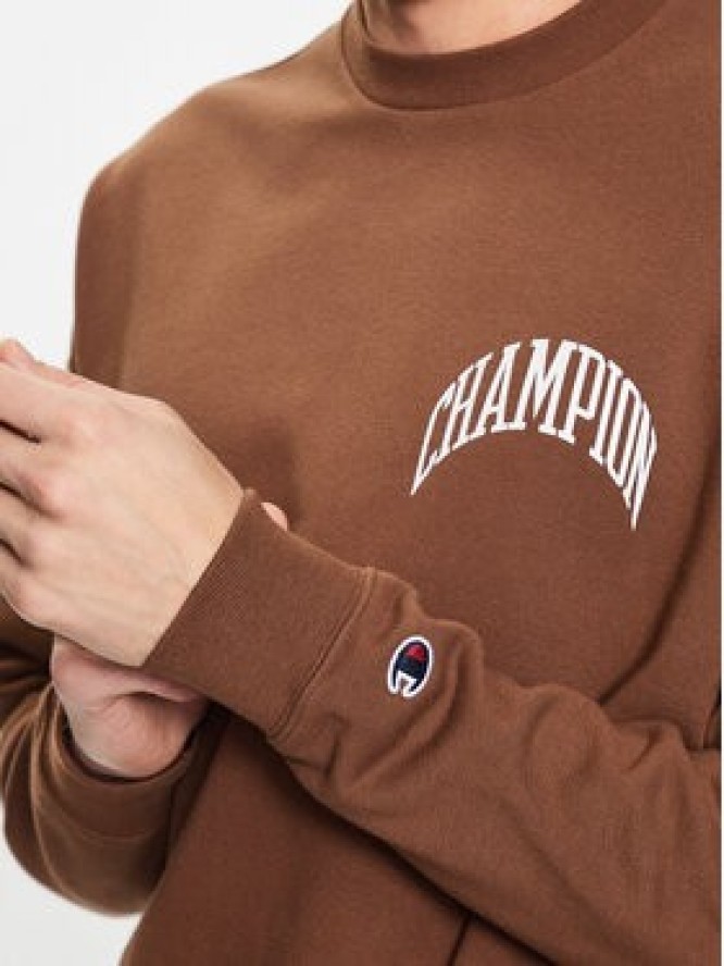 Champion Bluza 218517 Brązowy Relaxed Fit