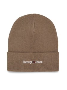 Tommy Jeans Czapka Tjm Sport Beanie AM0AM11016 Brązowy