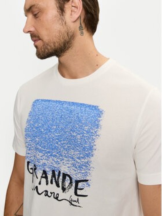 Gant T-Shirt 2003283 Écru Regular Fit