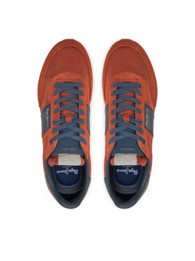 Pepe Jeans Sneakersy PMS60020 Brązowy