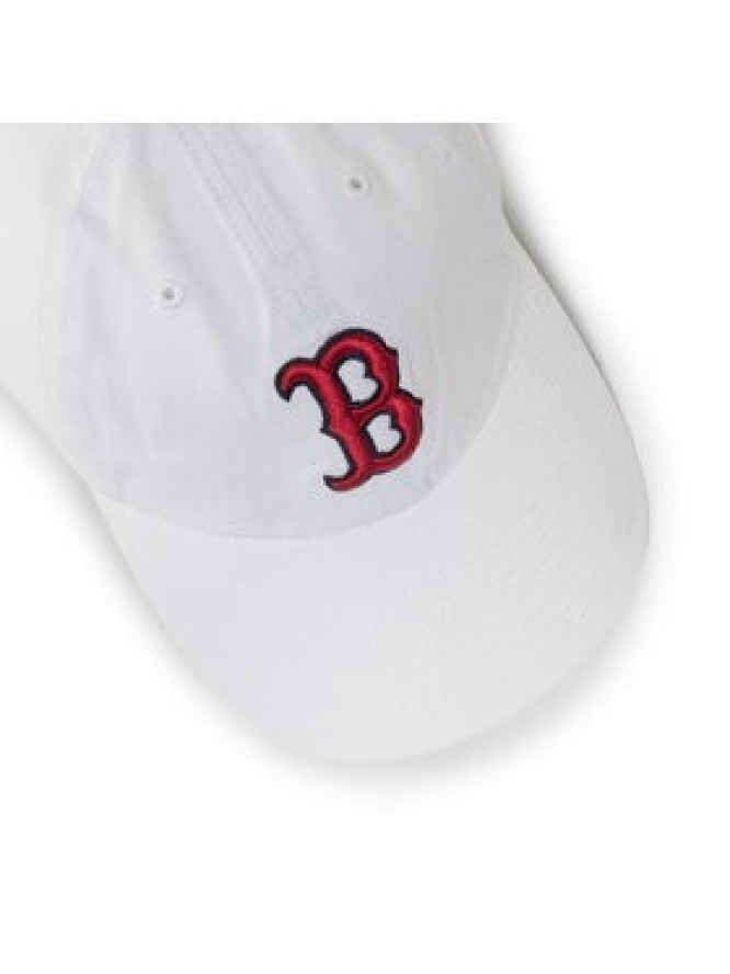 47 Brand Czapka z daszkiem Mlb Boston Red Sox B-RGW02GWS-WH Biały