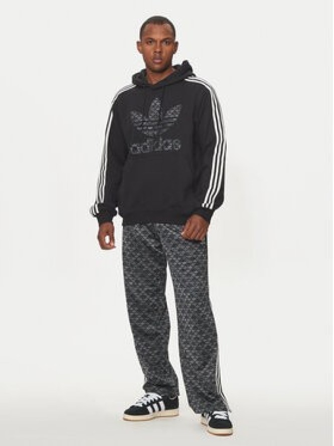 adidas Bluza Classic Mono Graphic IS2933 Czarny Regular Fit