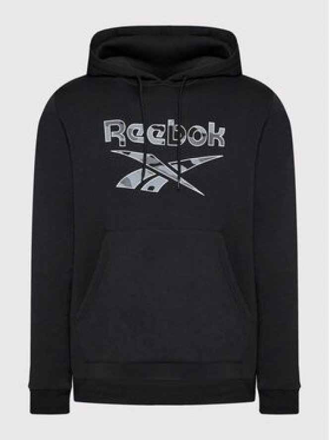 Reebok Bluza Identity Big Logo HE8174 Czarny Regular Fit