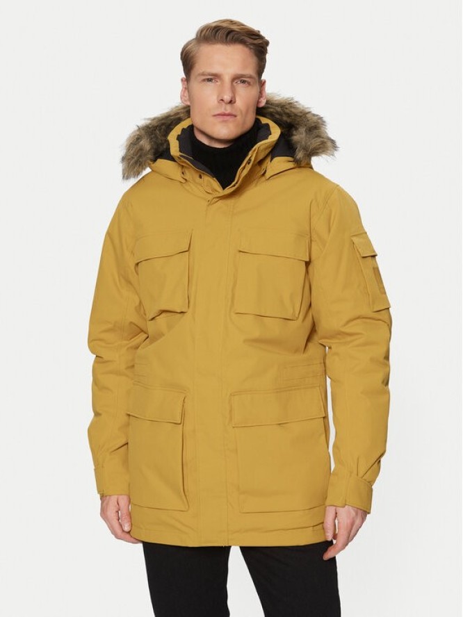 Jack Wolfskin Parka Glacier Canyon 1107674 Żółty Regular Fit