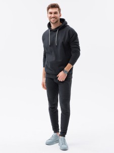 Komplet męski dresowy bluza + spodnie - czarny V1 Z49 - XXL