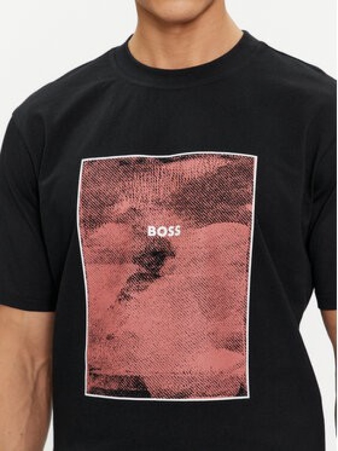 Boss T-Shirt 50518900 Czarny Relaxed Fit