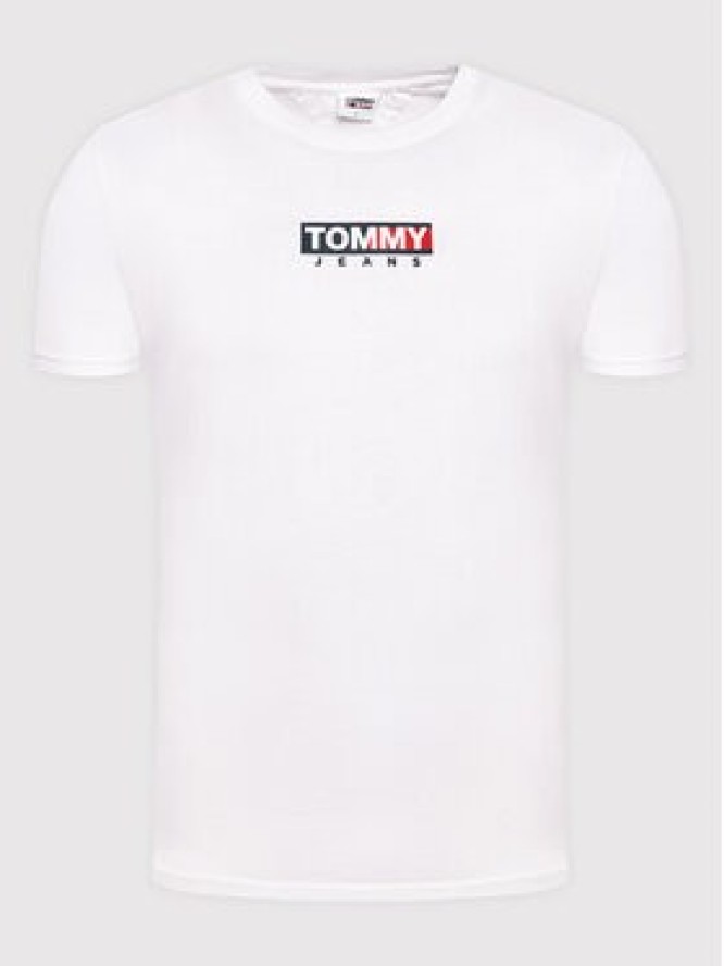 Tommy Jeans T-Shirt Tjm Entry Print DM0DM11601 Biały Relaxed Fit