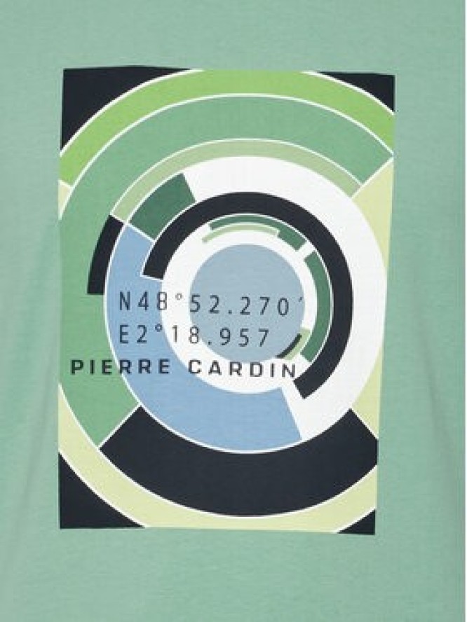 Pierre Cardin T-Shirt 21050/000/2101 Zielony Modern Fit