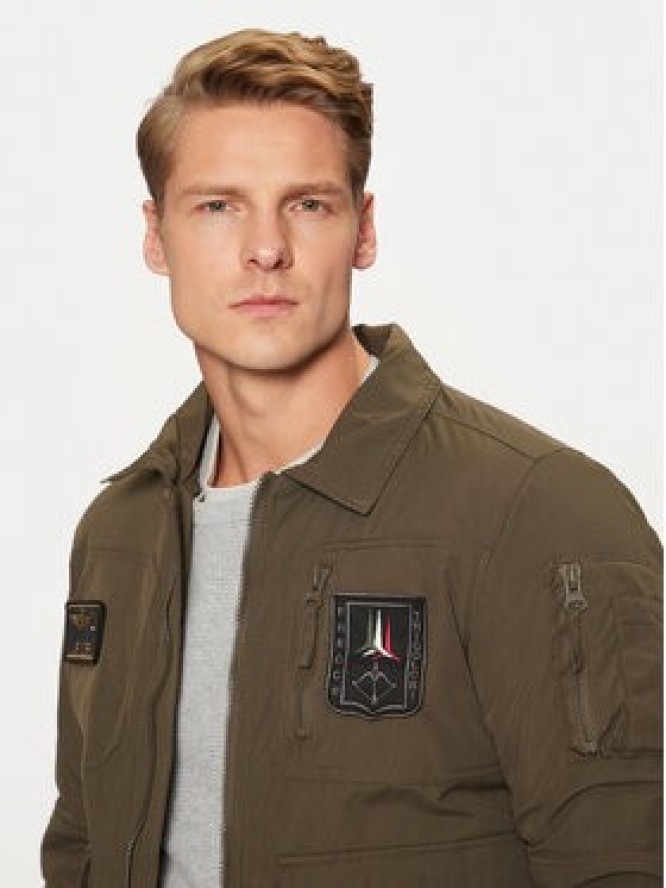 Aeronautica Militare Kurtka bomber 242AB2106CT3151 Khaki Regular Fit