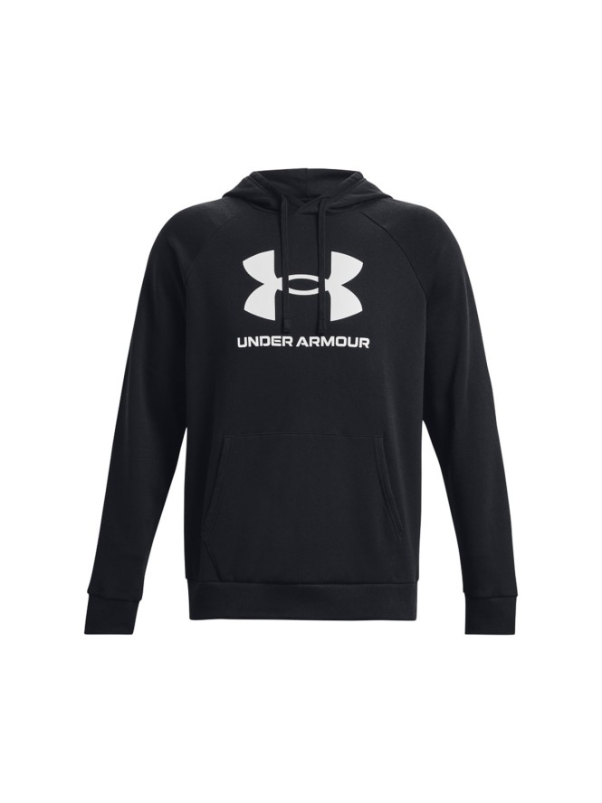 Bluza dresowa nierozpinana z kapturem męska Under Armour UA Rival Fleece Logo HD - czarna