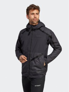 adidas Kurtka przejściowa Terrex Utilitas RAIN.RDY 2.5-Layer Rain Jacket HN2928 Czarny Regular Fit