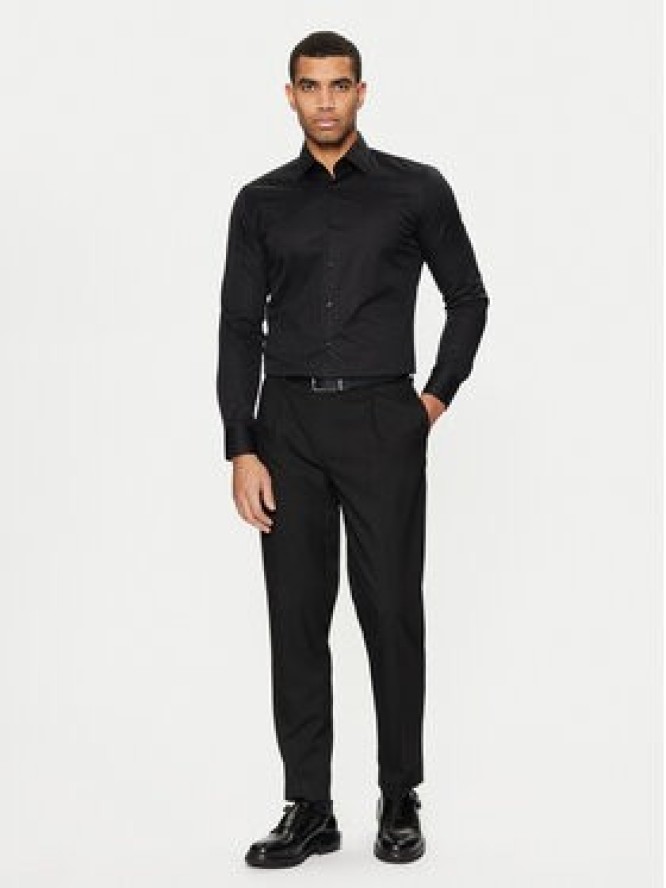 BOSS Koszula 50473310 Czarny Slim Fit