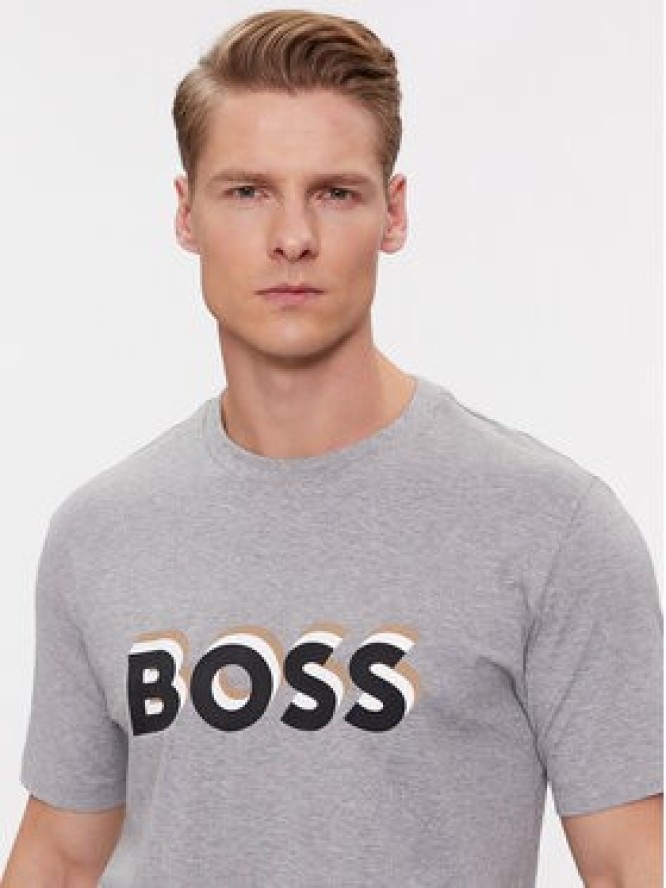 Boss T-Shirt Tiburt 427 50506923 Szary Regular Fit