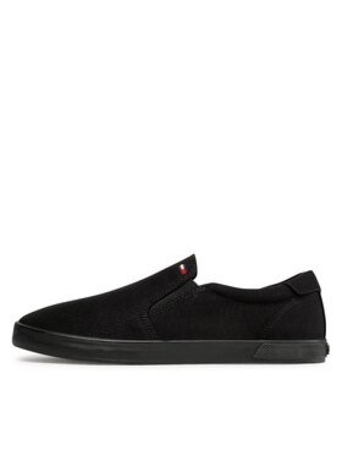 Tommy Hilfiger Tenisówki Iconic Slip On FM0FM00597 Czarny