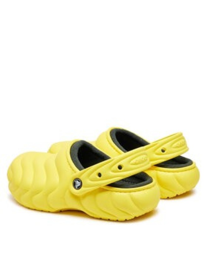 Crocs Klapki Classic Lined Overpuff Clog 210059 Żółty