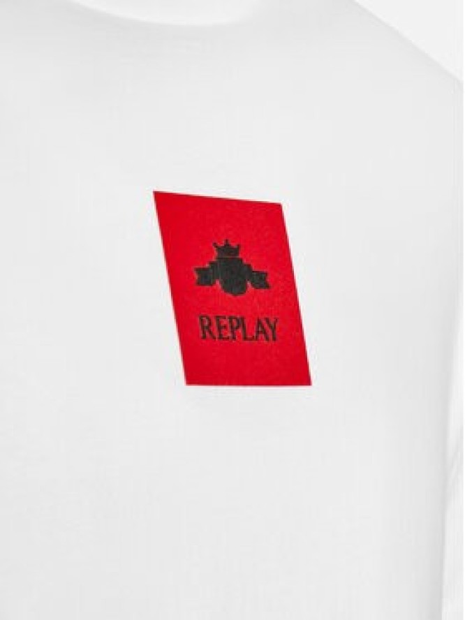 Replay T-Shirt M6759 .000.2660 Biały Regular Fit