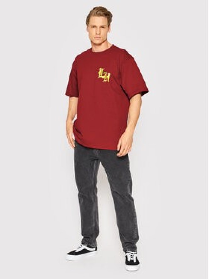 Local Heroes T-Shirt Supreme SS22T0053 Czerwony Oversize