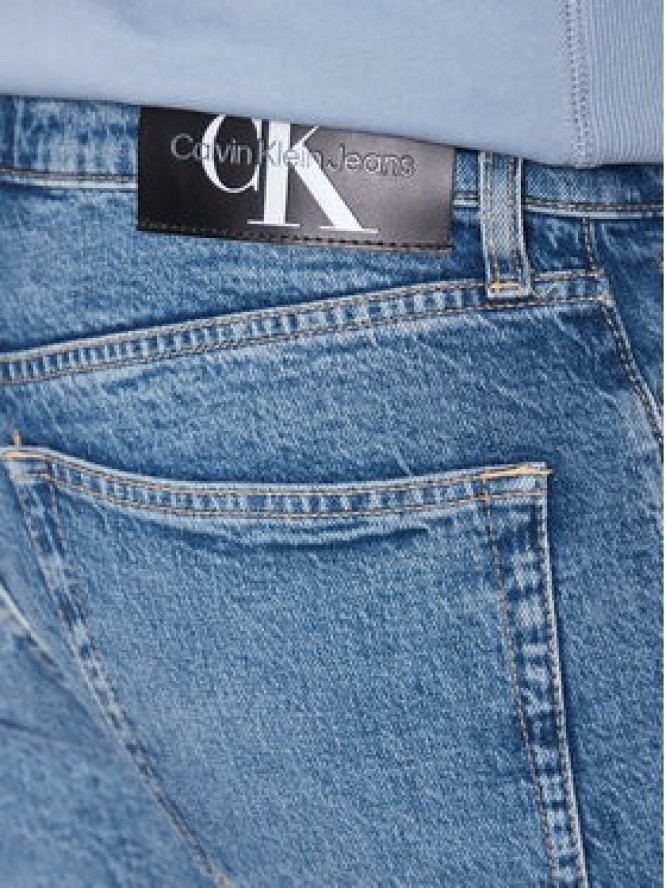 Calvin Klein Jeans Jeansy J30J323367 Granatowy Slim Taper Fit