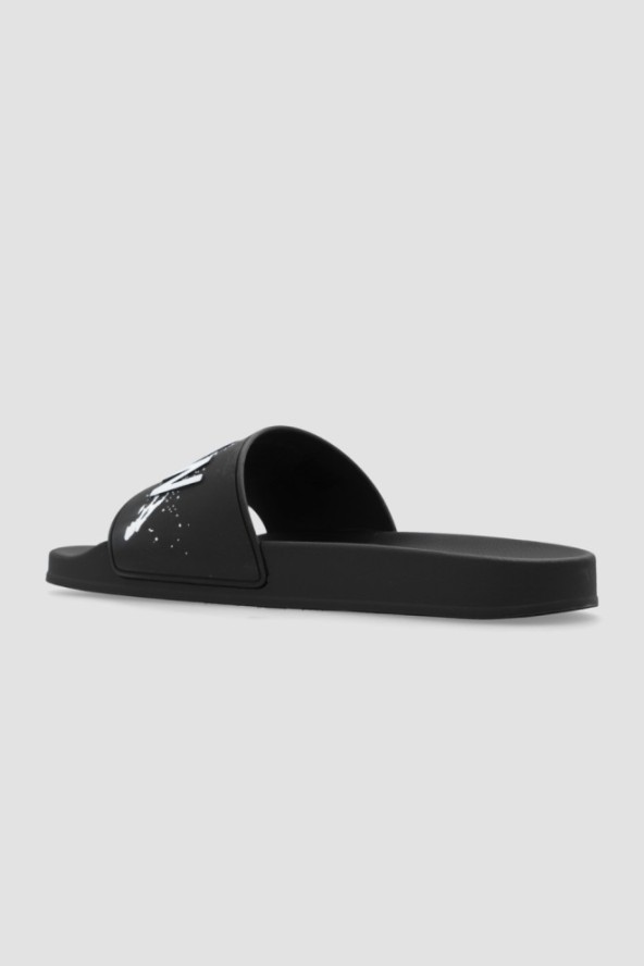 DSQUARED2 Czarne klapki Slide Sandals