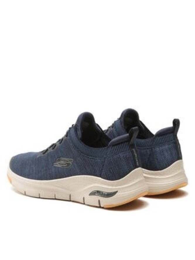 Skechers Sneakersy Waveport 232301/NVY Granatowy