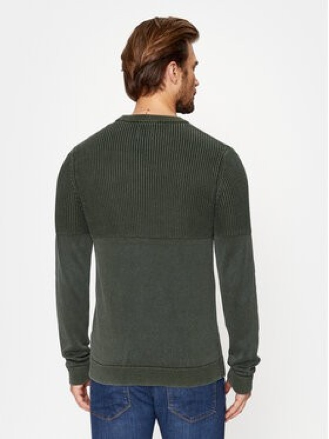 Jack&Jones Sweter 12236265 Zielony Regular Fit