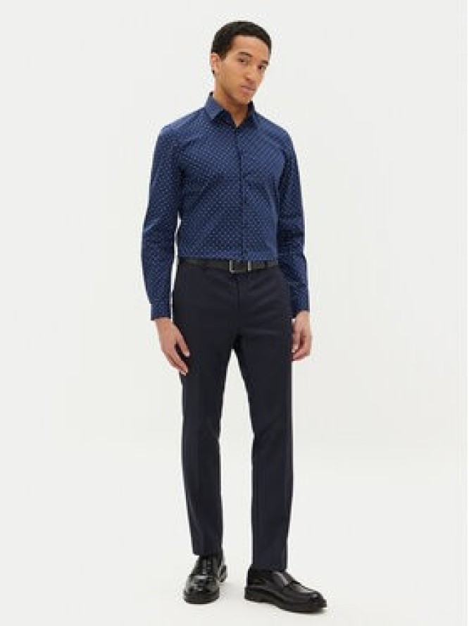 Calvin Klein Koszula K10K114313 Niebieski Slim Fit