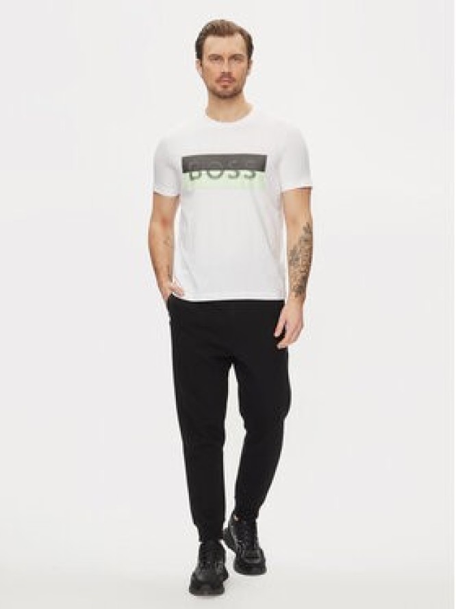 Boss T-Shirt 50512998 Biały Regular Fit