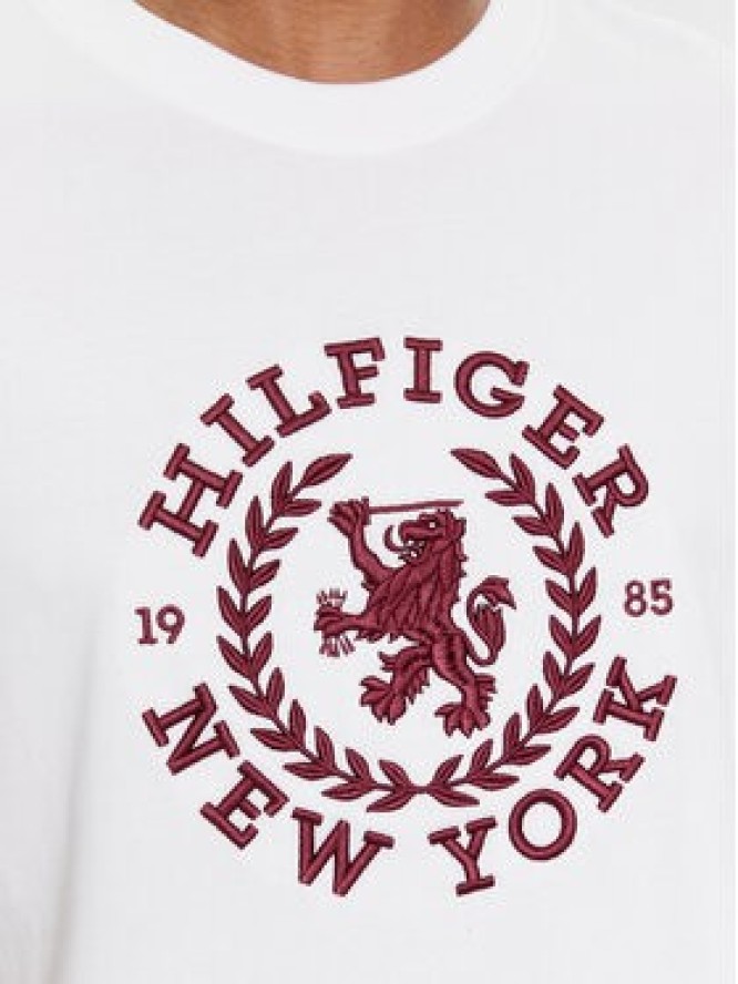 Tommy Hilfiger T-Shirt Big Icon Crest Tee MW0MW33682 Biały Regular Fit