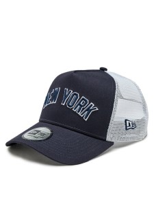 New Era Czapka Team Script Trucker Nyy 60364216 Czarny