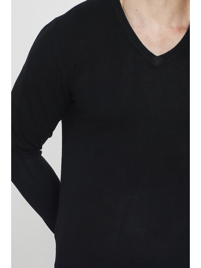 William de Faye Sweter w kolorze czarnym rozmiar: 42
