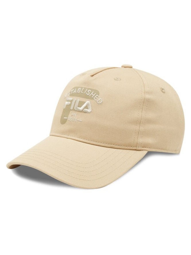 Fila Czapka z daszkiem Barnaul 5 Panel Cap With Elevated Basic Logo FCU0086 Beżowy