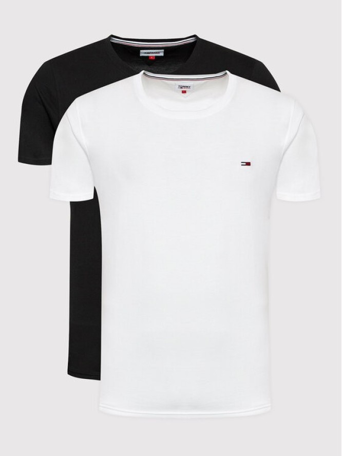 Tommy Jeans Komplet 2 t-shirtów DM0DM15381 Kolorowy Slim Fit