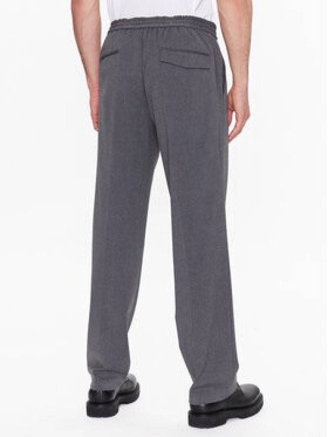 Sisley Spodnie materiałowe 4PBMSF027 Szary Slim Fit
