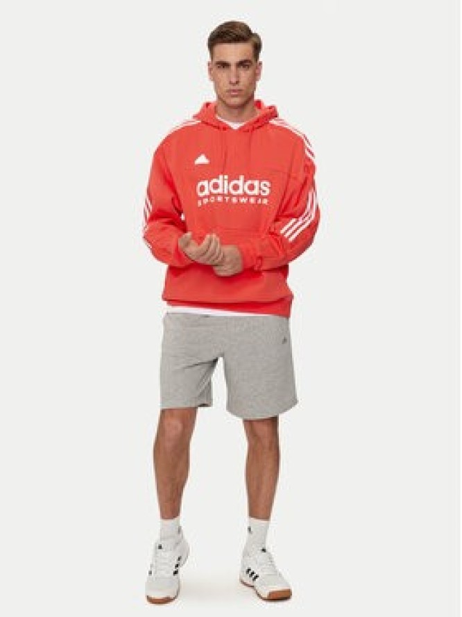 adidas Bluza House of Tiro IV8123 Pomarańczowy Loose Fit