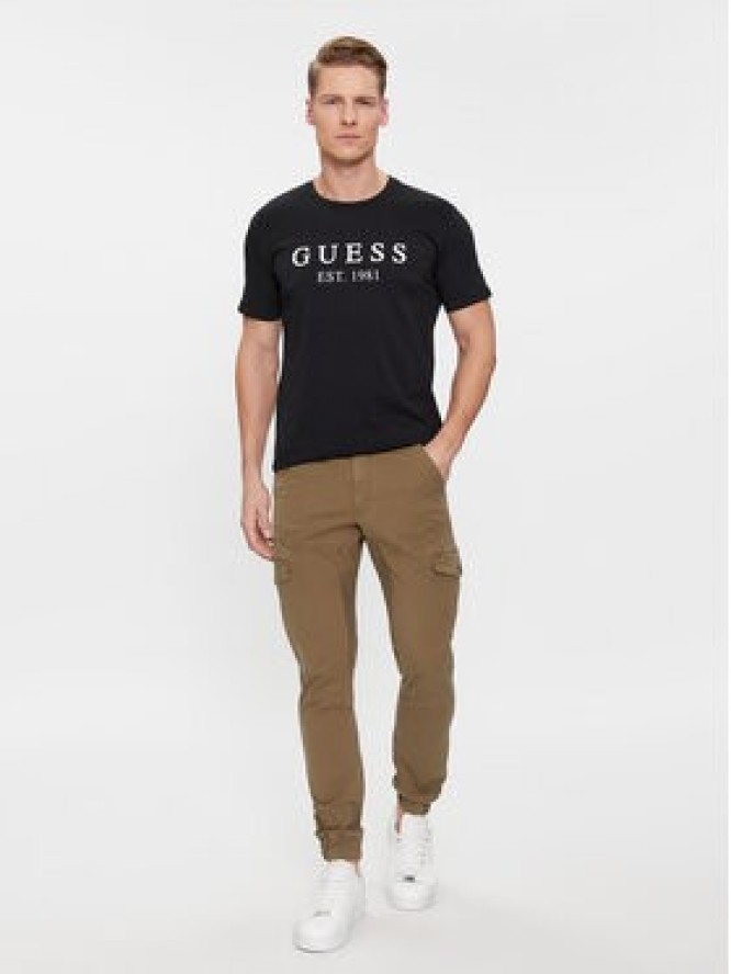 Guess T-Shirt U4RI22 K6YW0 Czarny Regular Fit